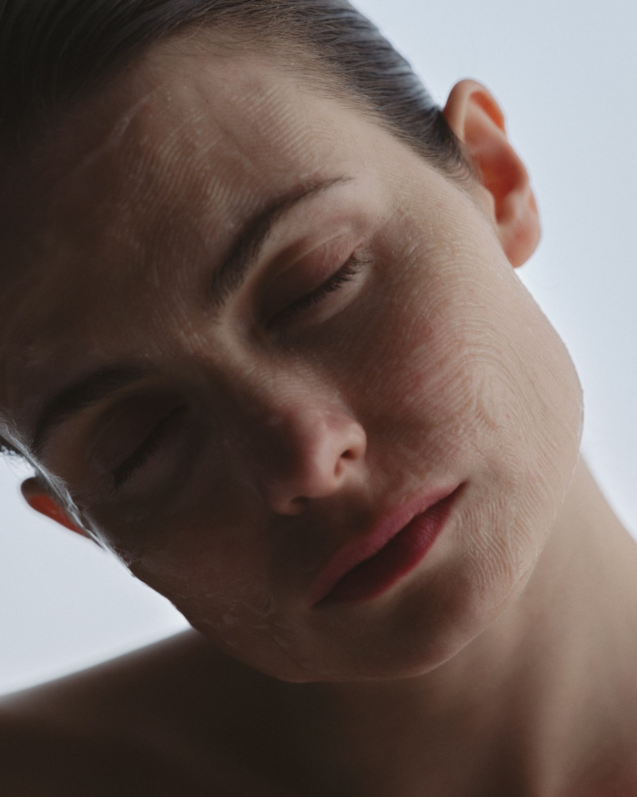 Close-up of calm strengthened skin from B-HIT vitamin B prebiotic serum