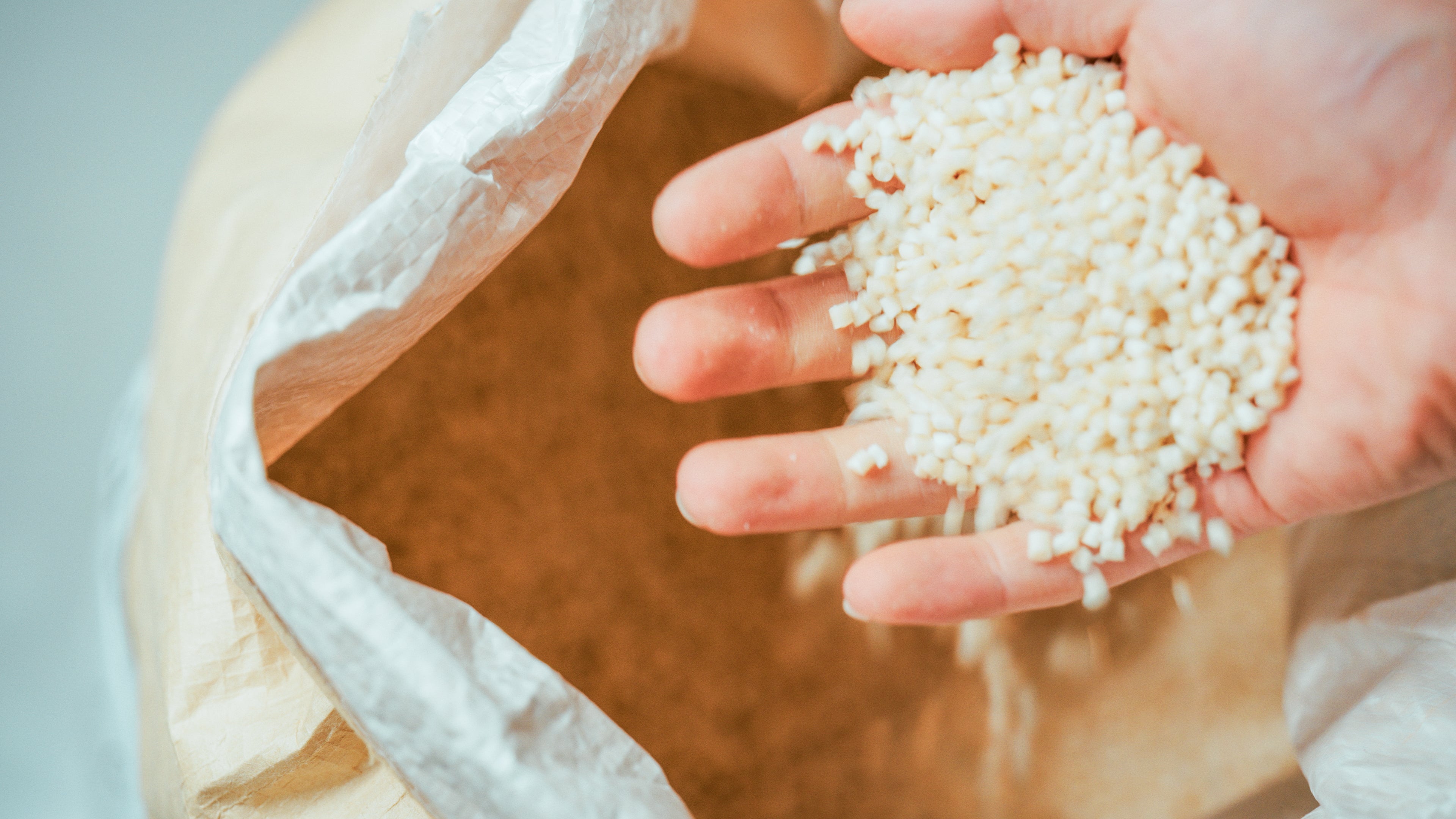 Shellworks Vivomer bio-based pellets for home compostable biodegradable skincare packaging