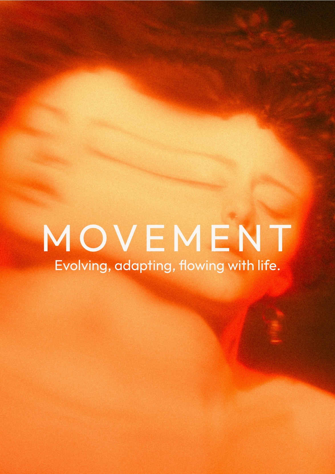 Womans face in silhouette showcasing skincare that fits your evolution, adaps, transforms, progresses. 